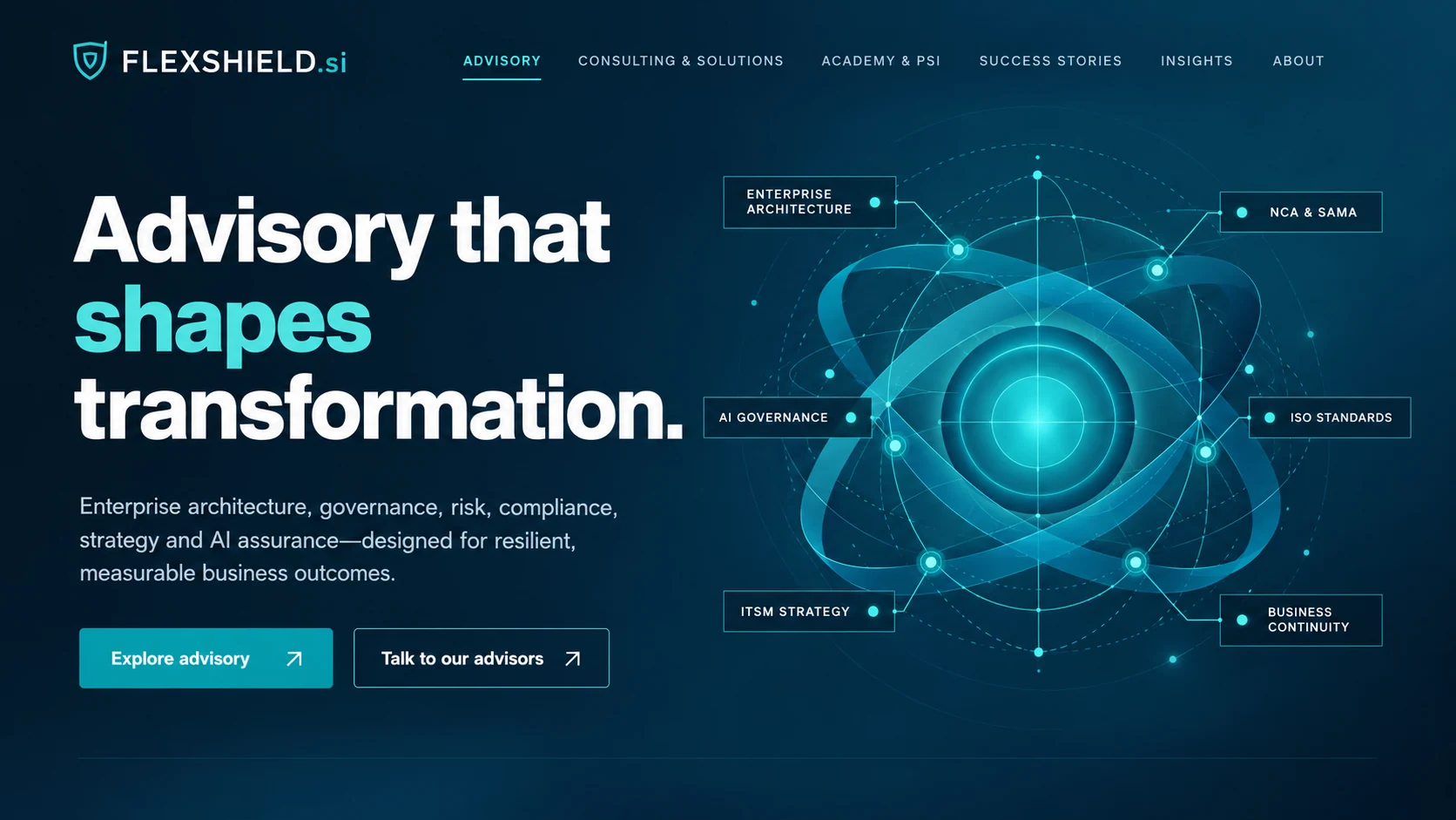 FLEXSHIELD conceptual enterprise visualization